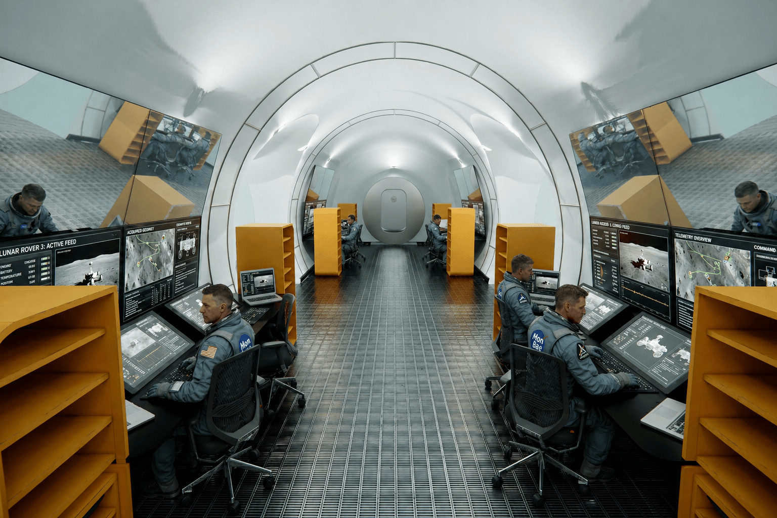 Survey bay interior